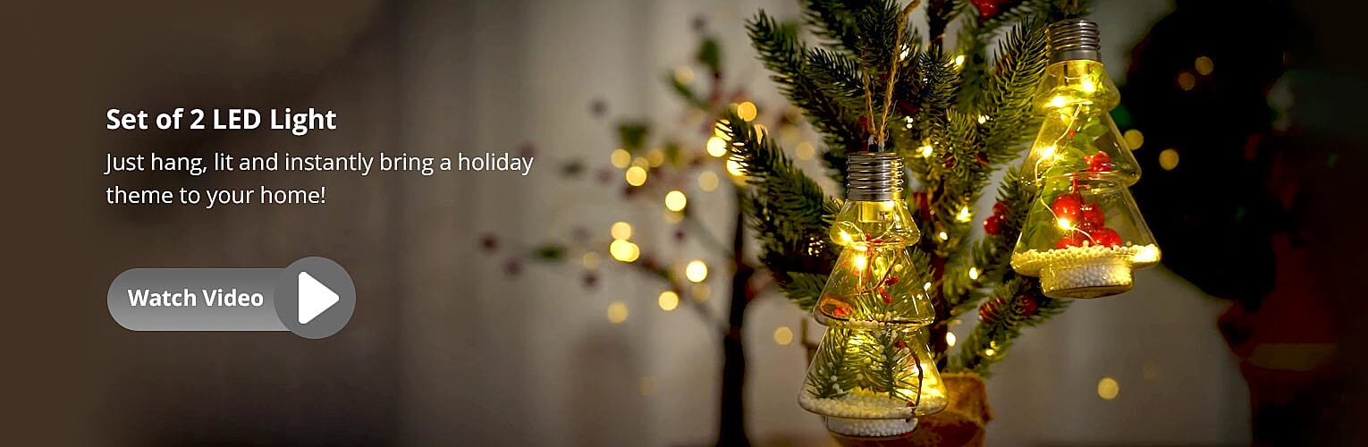 Set of 2 LED Light Banner