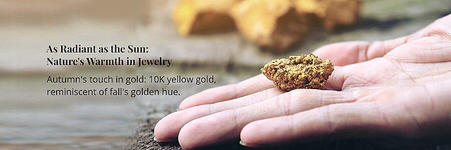 As Radiant as the Sun: Nature's Warmth in Jewelry Banner