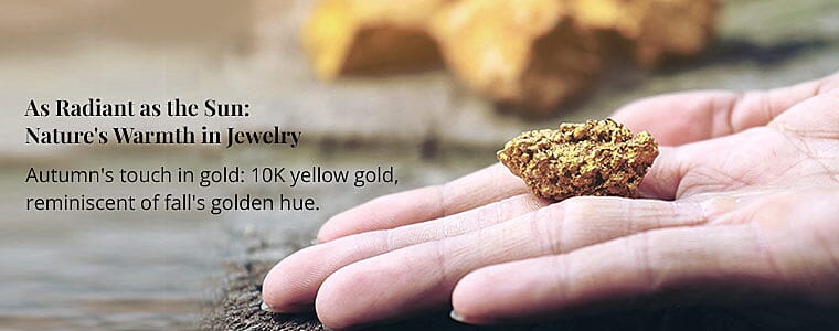 As Radiant as the Sun: Nature's Warmth in Jewelry Banner