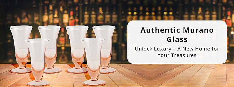 Authentic Murano Glass Banner