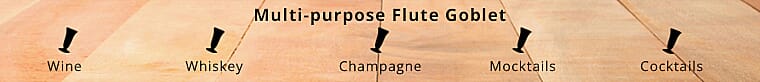 Multi-purpose Flute Goblet Banner