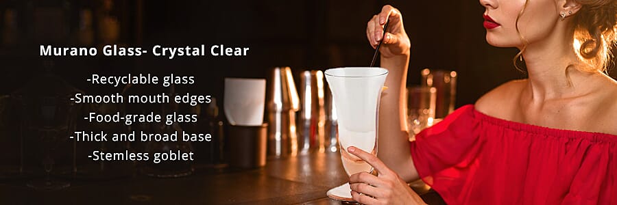 Murano Glass- Crystal Clear Banner