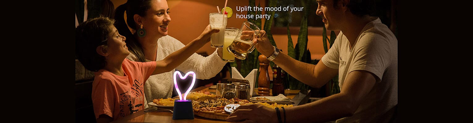 Uplift the mood of your house party Banner