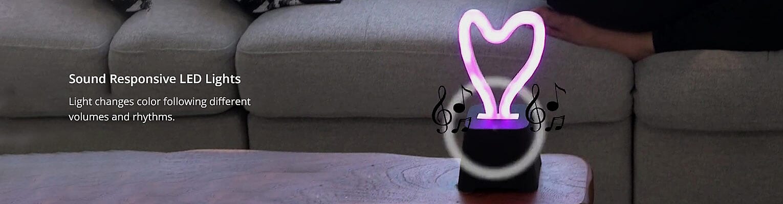 Sound Responsive LED Lights Banner