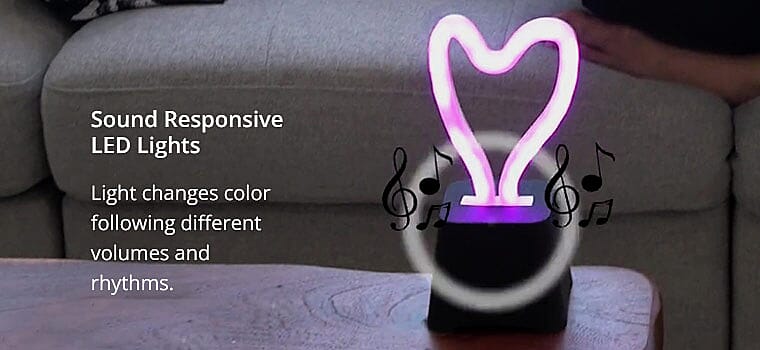 Sound Responsive LED Lights Banner