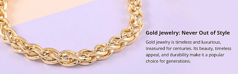 Gold Jewelry: Never Out of Style Banner