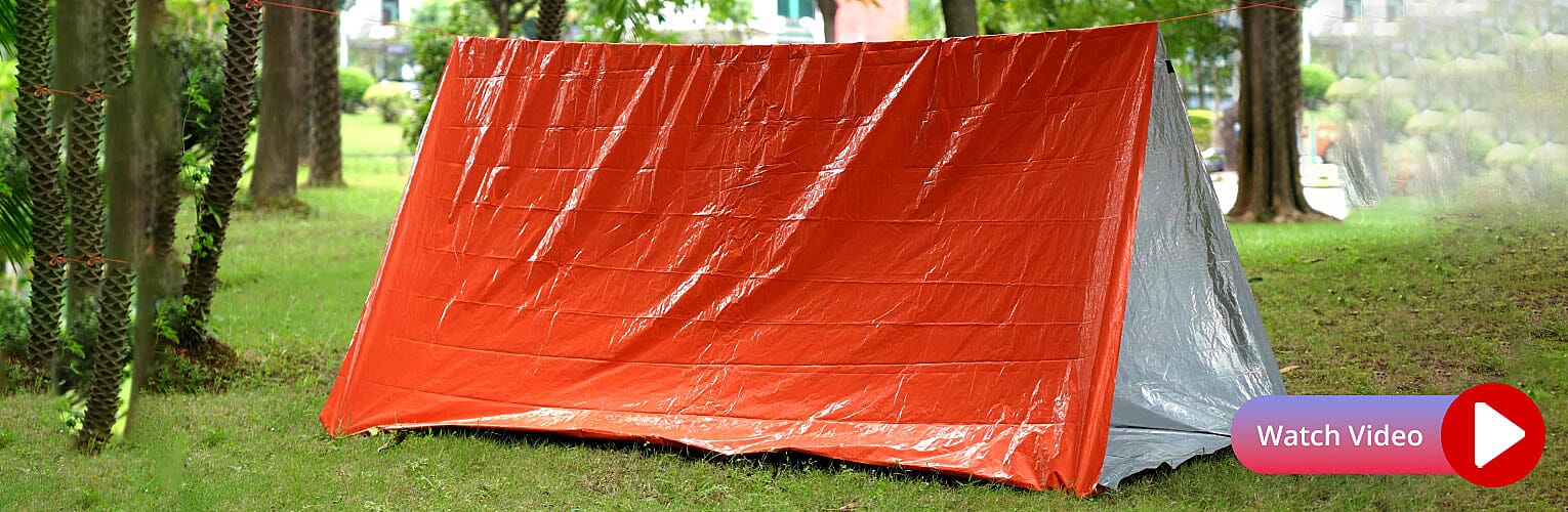 Emergency Tent Banner