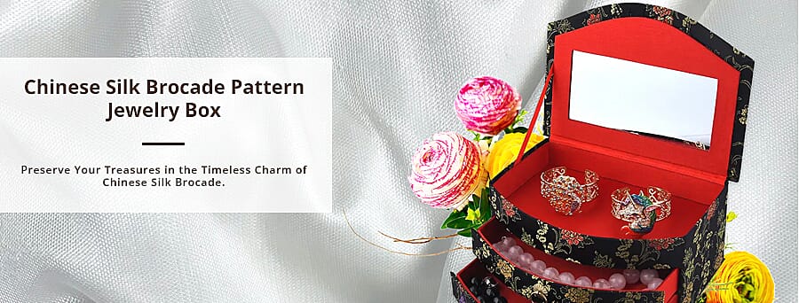 Chinese Silk Brocade  Banner