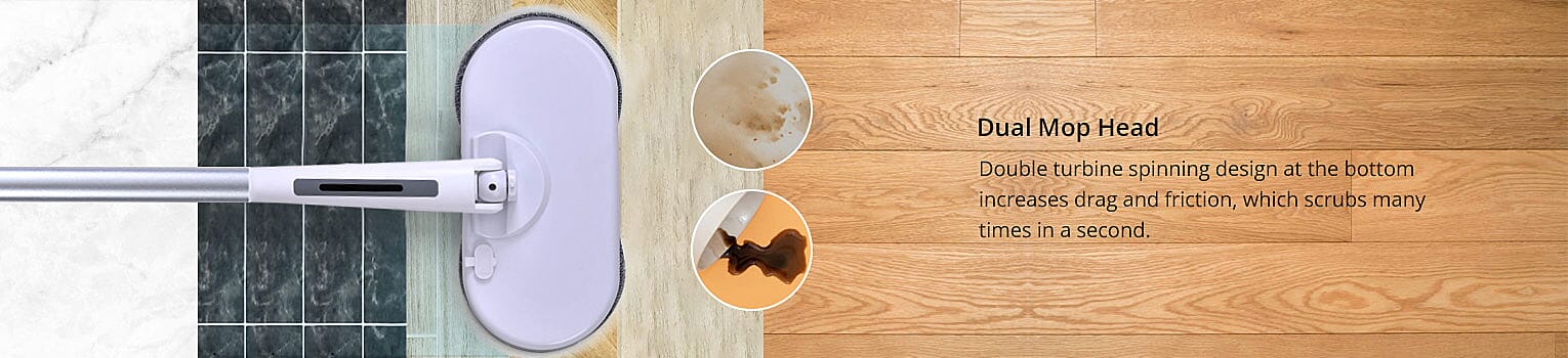 Dual Mop Head Banner