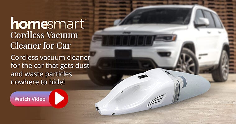 Vacuum Cleaner for Car Banner