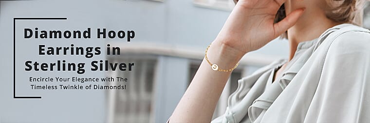 Initial Coin Paper Clip Bracelet in Sterling SilverBanner