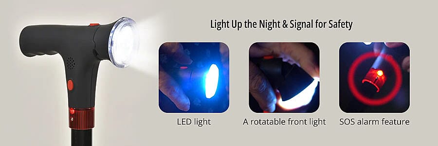 5 levels of adjustable height Banner