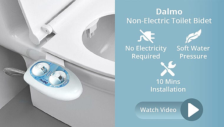 Dalmo Non-Electric Toilet Bidet Banner