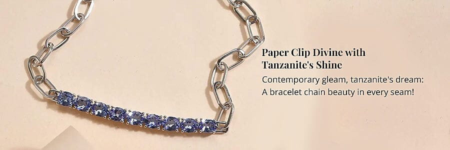Paper Clip Divine with Tanzanite's Shine Banner