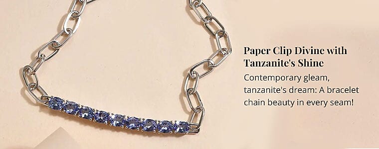 Paper Clip Divine with Tanzanite's Shine Banner