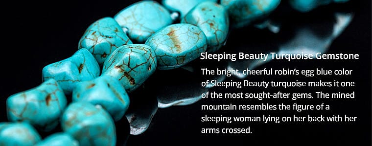 Sleeping Beauty Turquoise Gemstone Banner