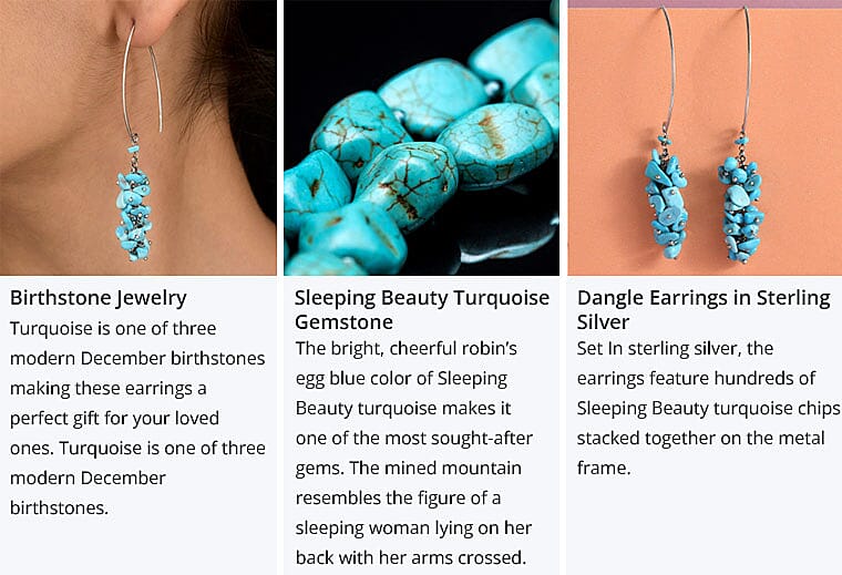 Sleeping Beauty Turquoise Gemstone Banner