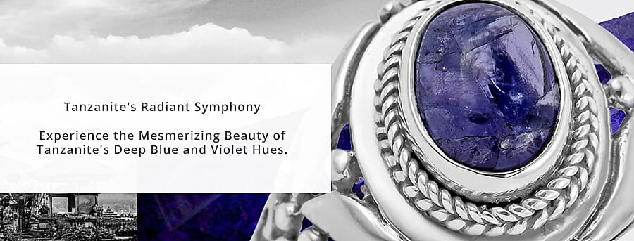 Tanzanite's Radiant Symphony  Banner