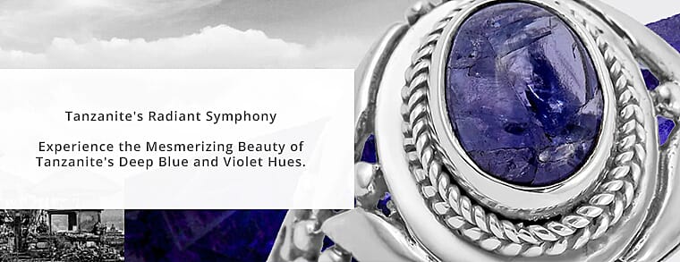 Tanzanite's Radiant Symphony  Banner