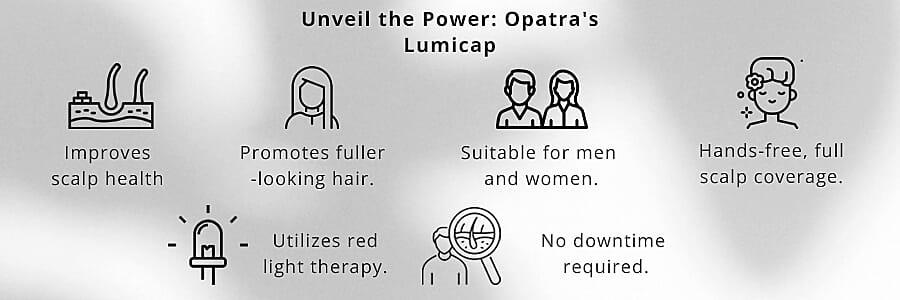 Red Light Therapy Hair Regrowth Cap  Banner