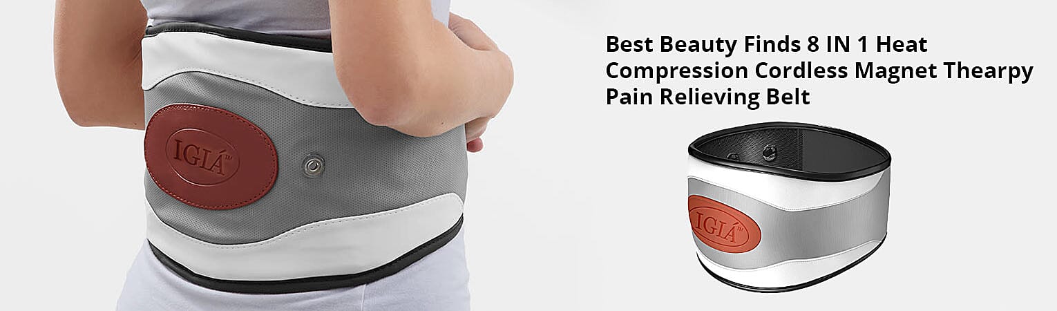 BackOsage 8 in 1 Lumbar Decompression Massage Belt Banner