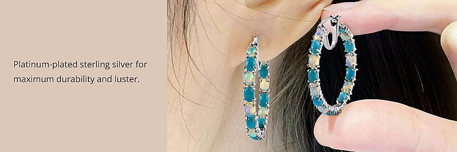 Platinum-plated sterling silver Banner