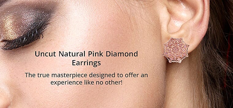 Pink Diamond Earrings   Banner