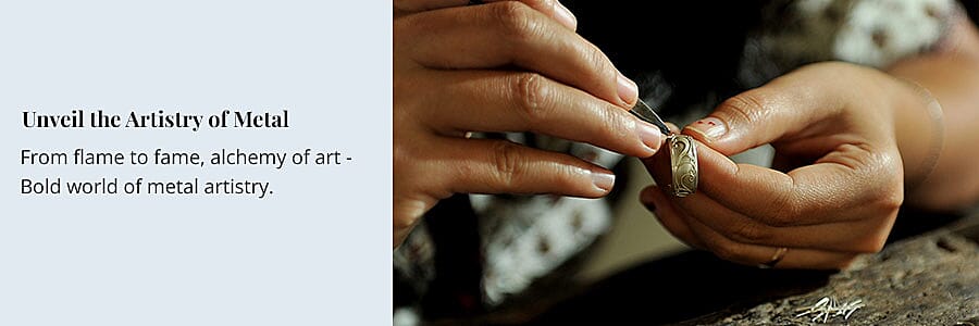 Unveil the Artistry of Metal Banner