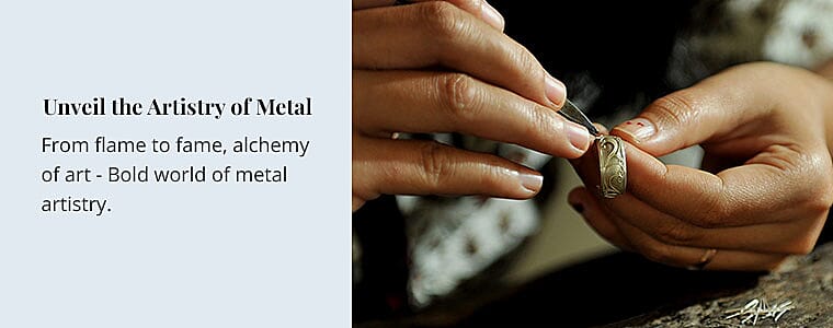 Unveil the Artistry of Metal Banner