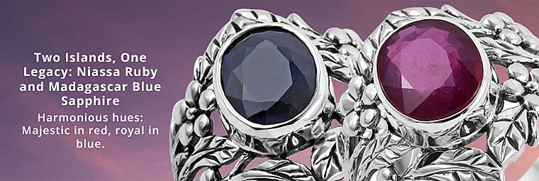 Bali Legacy Leaf Solitaire Ring in Sterling Silver Banner