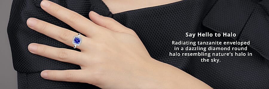 Cushion Cut Tanzanite Banner