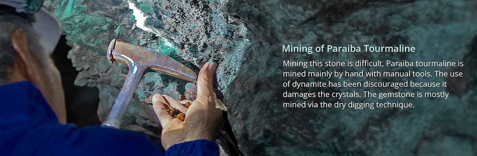 Mining of Paraiba Tourmaline