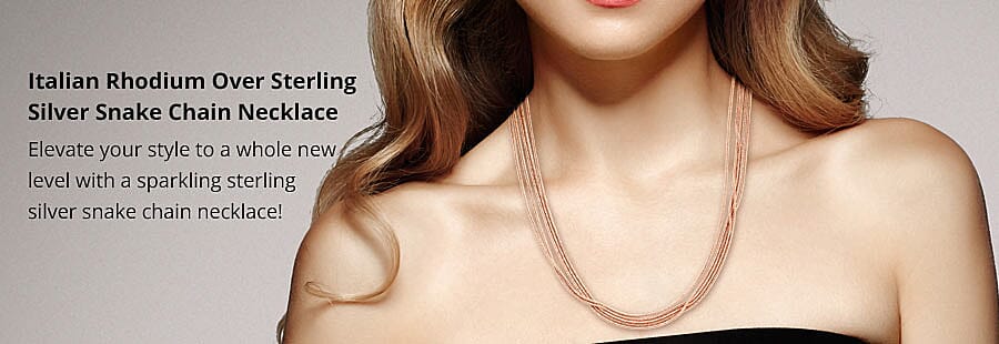Snake Chain Necklace Banner