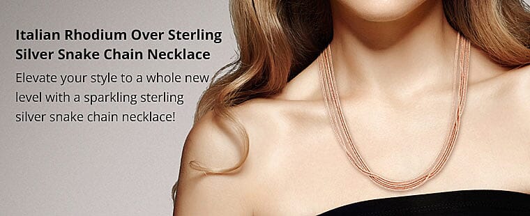 Snake Chain Necklace Banner