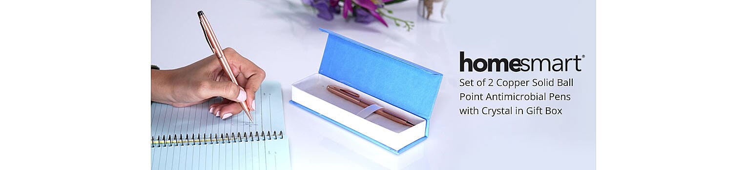 Pens with Crystal in Gift Box Banner