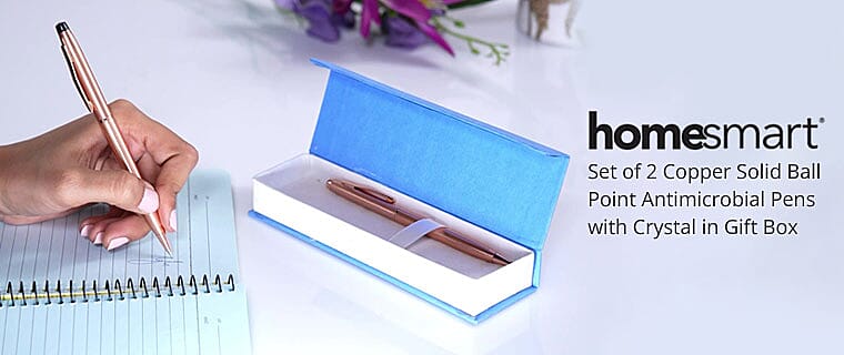 Pens with Crystal in Gift Box Banner
