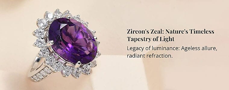 Zircon's Zeal: Nature's Timeless Tapestry of Light Banner
