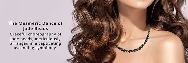 Canadian Natural Jade Beaded Banner