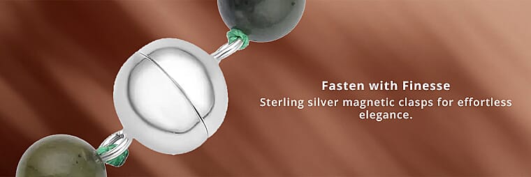 Canadian Natural Jade Beaded Banner