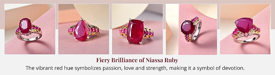 Fiery Brilliance of Niassa Ruby Banner