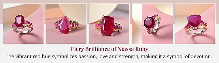 Fiery Brilliance of Niassa Ruby Banner