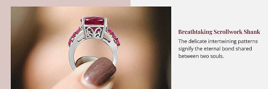 Breathtaking Scrollwork Shank Banner