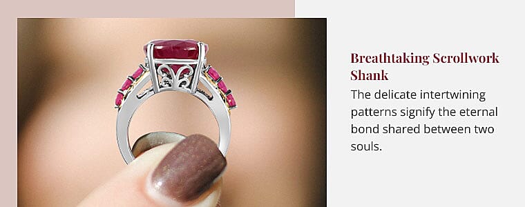 Breathtaking Scrollwork Shank Banner