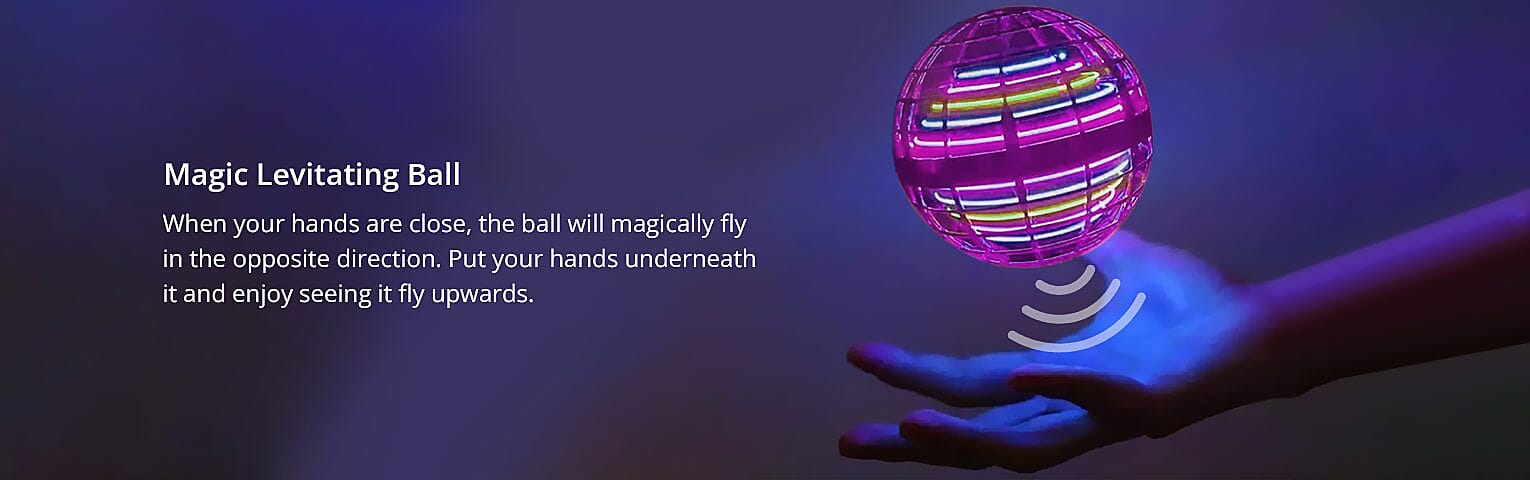 Magic Levitating Ball Banner