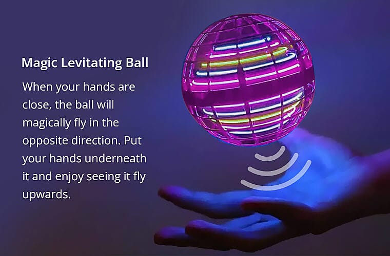 Magic Levitating Ball Banner