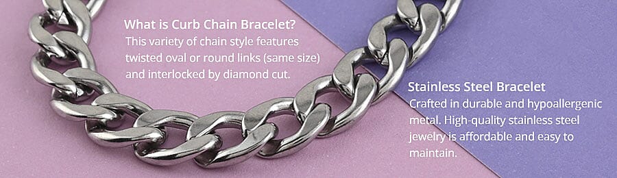 Stainless Steel Bracelet Banner