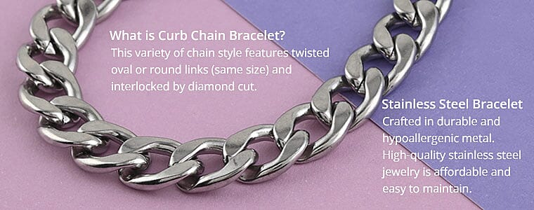 Stainless Steel Bracelet Banner