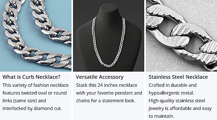 What is Curb Necklace? Banner