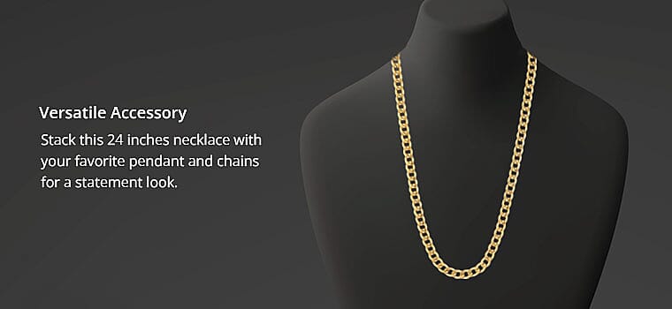 Stainless Steel Necklace Banner