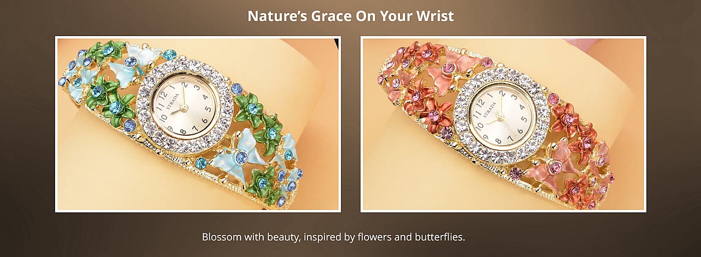 Butterfly Pattern Bangle Bracelet Banner